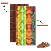 Tablette de chocolat personnalisé colourful design