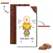Tablette de chocolat personnalisé Communion - Cadeau invité