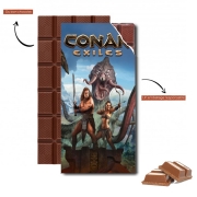 Tablette de chocolat personnalisé Conan Exiles