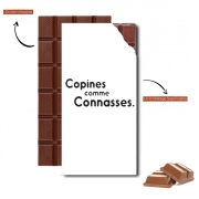 Tablette de chocolat personnalisé Copines comme connasses