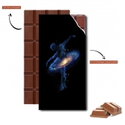 Tablette de chocolat personnalisé Cosmic dance