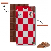 Tablette de chocolat personnalisé Croatia World Cup Russia 2018