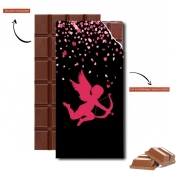 Tablette de chocolat personnalisé Cupidon Love Heart