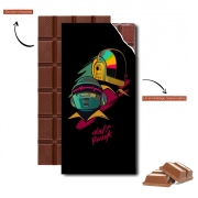 Tablette de chocolat personnalisé Daft Punk