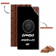 Tablette de chocolat personnalisé Damso Bruxelles Vie