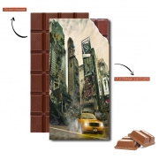 Tablette de chocolat personnalisé Destruction de New York - Taxi hero