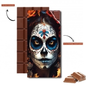 Tablette de chocolat personnalisé Dia De Los Muertos V6
