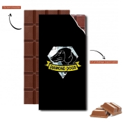 Tablette de chocolat personnalisé Diamond Dogs Solid Snake