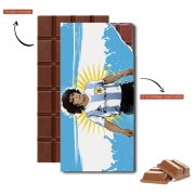 Tablette de chocolat personnalisé Diego Maradona