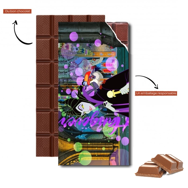 Tablette de chocolat personnalisé Disney Hangover: Maleficent feat. Zazu 
