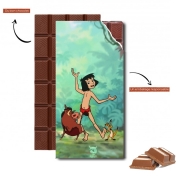 Tablette de chocolat personnalisé Disney Hangover Mowgli Timon and Pumbaa 
