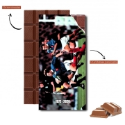 Tablette de chocolat personnalisé Dominici Tribute Rugby