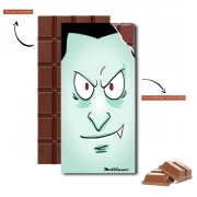 Tablette de chocolat personnalisé Dracula Face