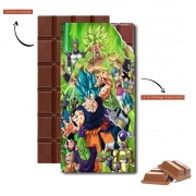 Tablette de chocolat personnalisé Dragon Ball Super