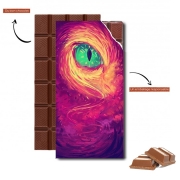 Tablette de chocolat personnalisé Dragon Eye