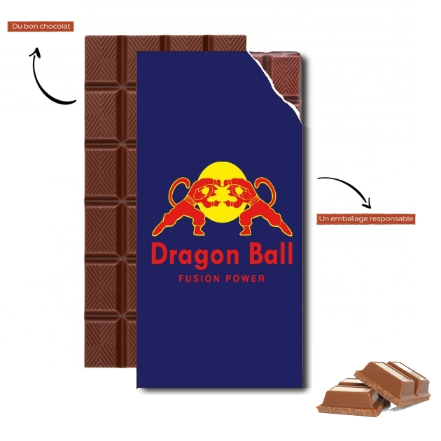 Tablette de chocolat personnalisé Dragon Joke Red bull