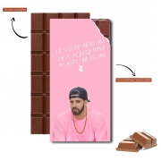Tablette de chocolat personnalisé Drake Bling Bling