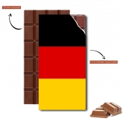 Tablette de chocolat personnalisé Drapeau Allemagne