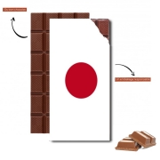 Tablette de chocolat personnalisé Drapeau Japon