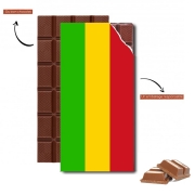 Tablette de chocolat personnalisé Drapeau Mali