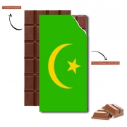 Tablette de chocolat personnalisé Drapeau Mauritanie