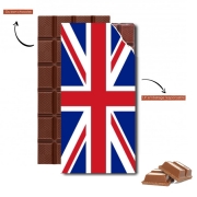 Tablette de chocolat personnalisé Drapeau Royaume Uni