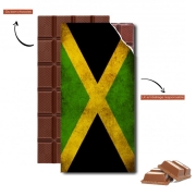 Tablette de chocolat personnalisé Drapeau Vintage Jamaique