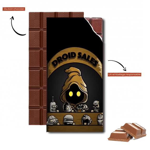 Tablette de chocolat personnalisé Droid Sales