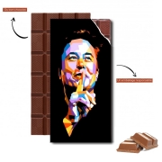 Tablette de chocolat personnalisé Elon Musk
