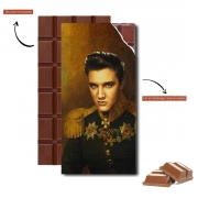 Tablette de chocolat personnalisé Elvis Presley General Of Rockn Roll