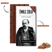 Tablette de chocolat personnalisé Emile Zola