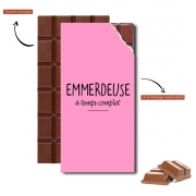 Tablette de chocolat personnalisé Emmerdeuse a temps complet
