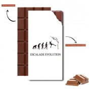 Tablette de chocolat personnalisé Escalade evolution