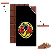 Tablette de chocolat personnalisé Escudo Graffiti Aguilas 