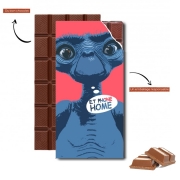 Tablette de chocolat personnalisé E.t phone home
