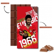 Tablette de chocolat personnalisé Eusebio Tribute Portugal