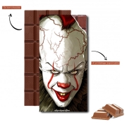 Tablette de chocolat personnalisé Evil Clown 