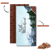 Tablette de chocolat personnalisé Faith Moves Mountains