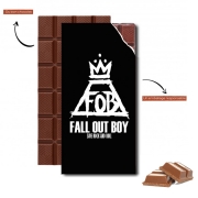 Tablette de chocolat personnalisé Fall Out boy