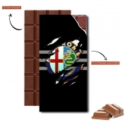 Tablette de chocolat personnalisé Fan Driver Alpha Romeo Griffe Art