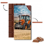 Tablette de chocolat personnalisé Farm tractor Kubota