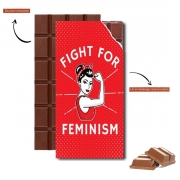 Tablette de chocolat personnalisé Fight for feminism