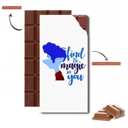 Tablette de chocolat personnalisé Find Magic in you - En Avant