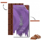 Tablette de chocolat personnalisé Flag House Dayne