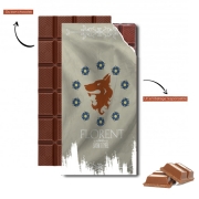 Tablette de chocolat personnalisé Flag House Florent