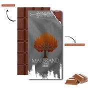 Tablette de chocolat personnalisé Flag House Marbrand