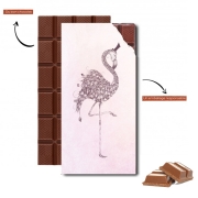 Tablette de chocolat personnalisé Flamingo
