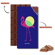 Tablette de chocolat personnalisé FlamingoPOP