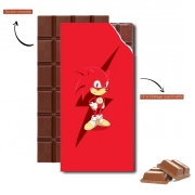 Tablette de chocolat personnalisé Flash The Hedgehog