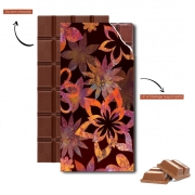 Tablette de chocolat personnalisé FLOWER POWER Feuille
